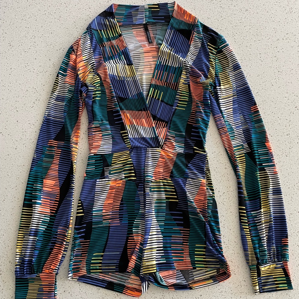 Multicolor Short jumpsuit